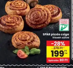 Interspar Spar pizzás csiga ajánlat