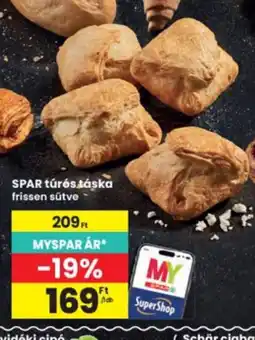 Interspar Spar túrós táska ajánlat