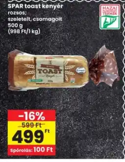 Interspar Spar toast kenyér ajánlat