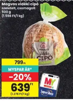 Interspar Magvas vidéki cipó ajánlat