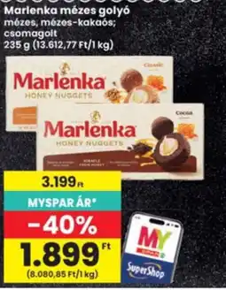 Interspar Marlenka mézes golyó ajánlat