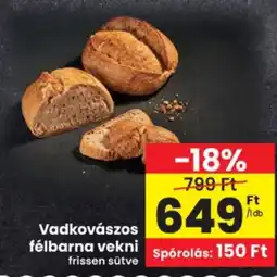 Interspar Vadkovászos félbarna vekni ajánlat