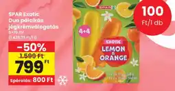 Interspar Spar Exotic Duo jégkrémválogatás ajánlat