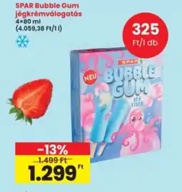 Interspar Spar Bubble Gum jégkrémválogatás ajánlat