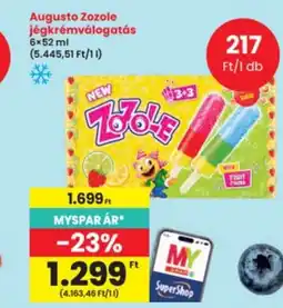 Interspar Augusto Zozole jégkrémmválogatás ajánlat