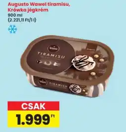 Interspar Augusto Wawel tiramisu jégkrém ajánlat