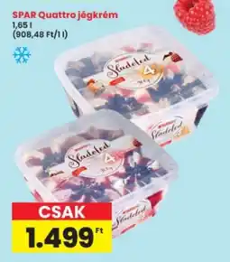 Interspar Spar Quattro jégkrém ajánlat