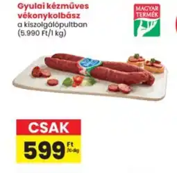 Interspar Gyulai kézműves vékonykolbász ajánlat