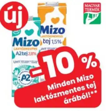 Interspar Mizo laktózmentes tej ajánlat