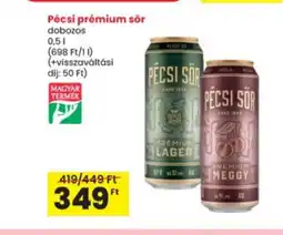 Interspar Pécsi prémium sör ajánlat