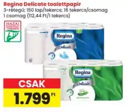 Interspar Regina Delicate toalettpapír ajánlat