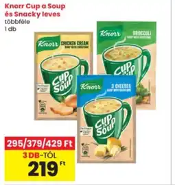 Interspar Knorr Cup a Soup és Snacky leves ajánlat
