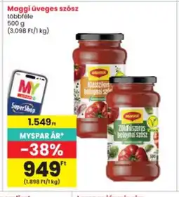 Interspar Maggi üveges szósz ajánlat