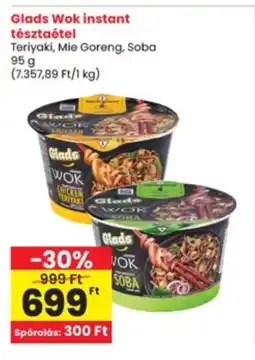 Interspar Glads Wok instant tésztaétel ajánlat
