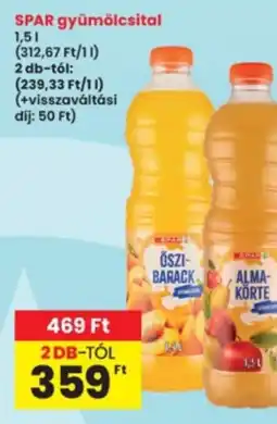 Interspar Spar gyümölcsital ajánlat