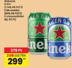 Interspar Heineken dobozos sör ajánlat