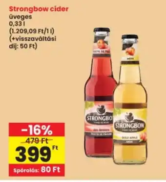Interspar Strongbow cider ajánlat