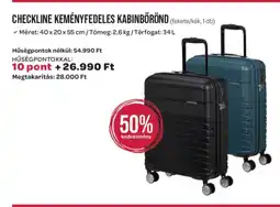 Interspar Checkline keményfedeles kabinbőrönd ajánlat