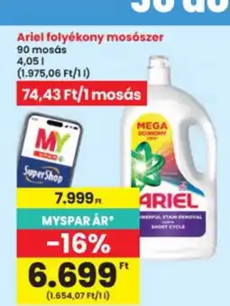 Interspar Ariel folyékony mosószer ajánlat