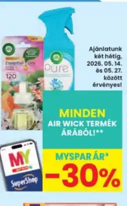 Interspar Air Wick Essential Oils utántöltő ajánlat