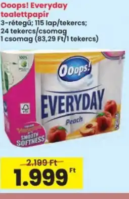 Interspar Ooops! Everyday toalettpapír ajánlat