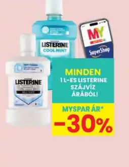 Interspar Listerine szájvíz ajánlat