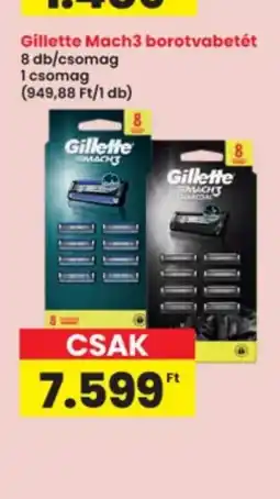 Interspar Gillette Mach3 borotvabetét ajánlat