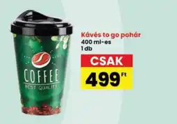 Interspar Kávés to go pohár ajánlat