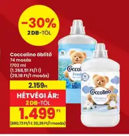 Interspar Coccolino öblítő ajánlat