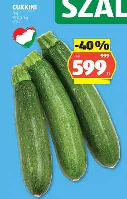 ALDI Cukkini ajánlat