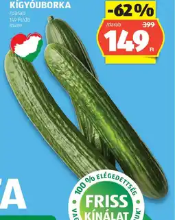 ALDI Kígyóuborka ajánlat