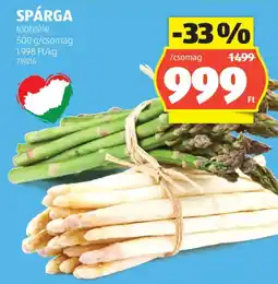 ALDI Spárga ajánlat