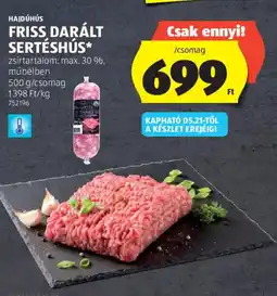 ALDI Friss darált sertéshús ajánlat