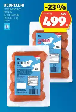 ALDI Debreceni ajánlat