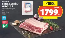 ALDI Friss sertés-oldalas ajánlat