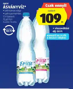 ALDI Emese Ásványvíz ajánlat