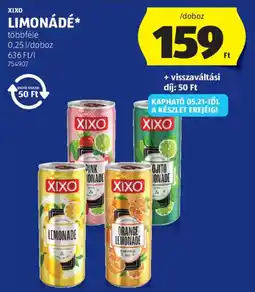 ALDI Xixo limonádé ajánlat