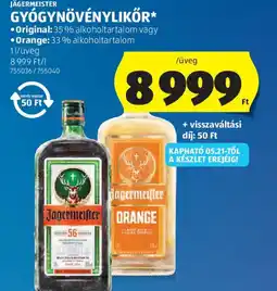 ALDI Jägermeister gyógynövénylikőr ajánlat