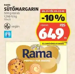 ALDI Rama Sütőmargarin ajánlat