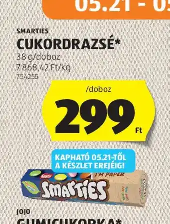 ALDI Smarties Cukordrazsé ajánlat