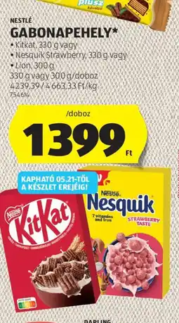 ALDI Nestlé Gabonapehely ajánlat