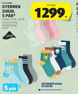 ALDI Gyermek zokni ajánlat