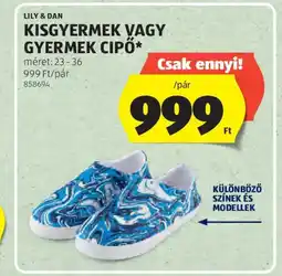 ALDI Kisgyermek vagy gyermek cipő ajánlat