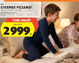ALDI Gyermek pizsama ajánlat