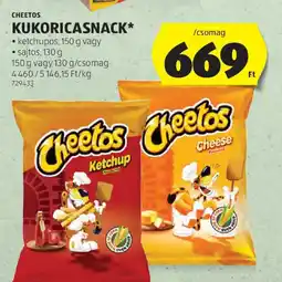 ALDI Cheetos kukoricasnack ajánlat
