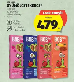 ALDI Bob Snail gyümölcstekercs ajánlat