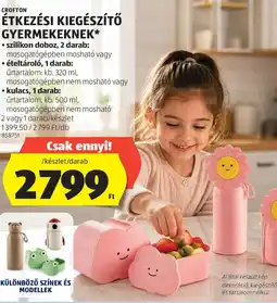 ALDI Étkezési kiegészítő gyermekeknek ajánlat