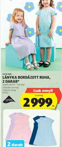 ALDI Lányka bordázott ruha ajánlat