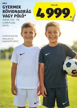 ALDI Gyermek rövidnadrág vagy póló ajánlat