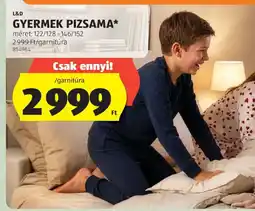 ALDI Gyermek pizsama ajánlat